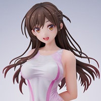 水原千鶴 桃色ラインの競泳水着Ver.