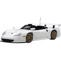 1:18 ポルシェ 911 GT1 1997 プレーンボディ ホワイト