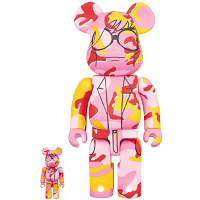 ベアブリック BE@RBRICK ANDY WARHOL Camo Ver 100％ & 400％