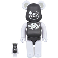 BE@RBRICK FREEMASONRY × fragmentdesign 100％ & 400％ BLACK