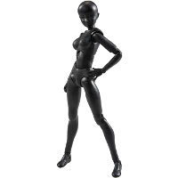 S.H.Figuarts ボディちゃん Solid black Color