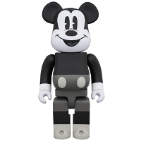 BE@RBRICK MICKEY MOUSE B&W Ver 400%