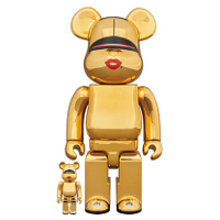 BE@RBRICK TYGA × HAJIME SORAYAMA 100％ & 400％ GOLD