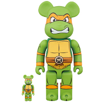 BE@RBRICK MICHELANGELO 100％ & 400％
