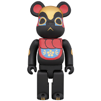 BE@RBRICK イヌハリゴン 黒 400％