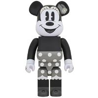 BE@RBRICK MINNIE MOUSE B&W Ver 1000％