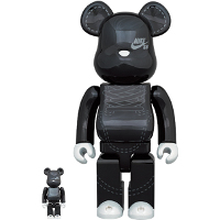 BE@RBRICK NIKE SB BLACK 100％ & 400％