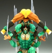 超像外伝フィギュアコレクション キン肉マン 改良。 阿修羅バスター WFカラー