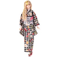 momoko DOLL フルーティーかき氷 ブラック × イエロー