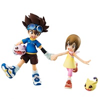 G.E.M.シリーズ デジモンアドベンチャー 八神太一とヒカリとコロモンとニャロモン