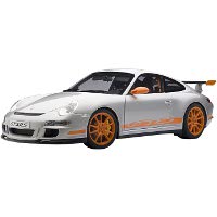 1:12 ポルシェ 911 997 GT3 RS シルバー オレンジ