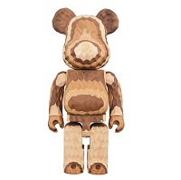 BE@RBRICK カリモク fragmentdesign 400％ carved wooden LAYERED