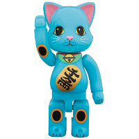 ニャーブリック NY@BRICK 招き猫 青畜光 400％