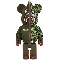 BE@RBRICK READYMADE x A BATHING APE 1000%