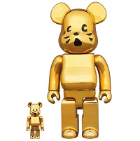 BE@RBRICK にゃー 金メッキVer 100％ & 400％