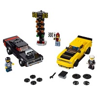 LEGO 75893 2018 ダッジ チャレンジャー SRT デーモンと 1970 ダッジ チャージャー R/T
