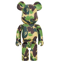 BE@RBRICK ABC CAMO 1000％ GREEN