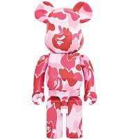 BE@RBRICK ABC CAMO 1000％ PINK