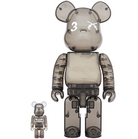 BE@RBRICK 3.PARADIS × roarguns 100％ ＆ 400％