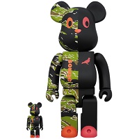 BE@RBRICK × atmos × STAPLE #2 100％ & 400％