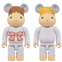 BE@RBRICK Little Twin Stars キキ & ララ セット 400％ レトロカラーVer 2 PACK
