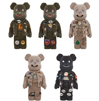 BE@RBRICK DRxROMANELLI x GUESS JEANS USA X ALM  ONE OF KIND COLLECTION 1000％