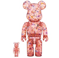 BE@RBRICK ANREALAGE CLEAR RED Ver 100％ & 400％