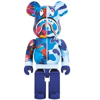 BE@RBRICK BAPE mika ninagawa SHARK 1000％ BLUE