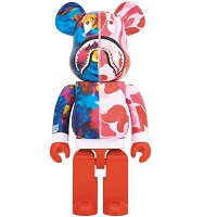 BE@RBRICK BAPE mika ninagawa SHARK 1000％ PINK