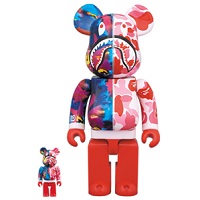 BE@RBRICK BAPE mika ninagawa SHARK 100％ & 400％ PINK