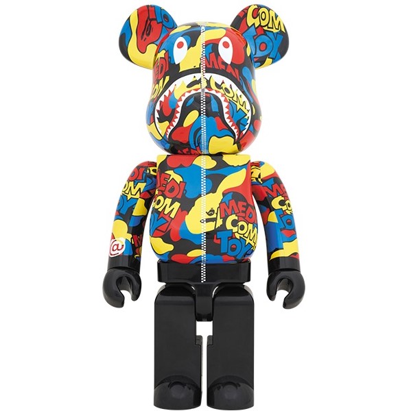 BE@RBRICK CAMO SHARK 1000％