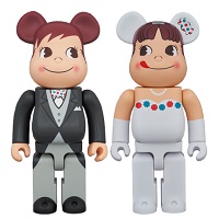 BE@RBRICK ウェディング ペコちゃん & ポコちゃん 400％ 2体セット