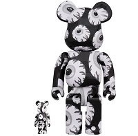 BE@RBRICK Mishka monochromatic