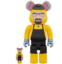 BE@RBRICK Breaking Bad Walter White Chemical Protective Clothing Ver 100％ & 400％