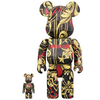 BE@RBRICK atmos scarf 100％ & 400％