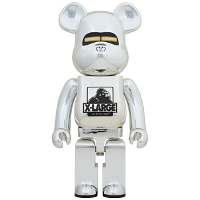 BE@RBRICK XLARGE × HAJIME SORAYAMA 1000％ SILVER