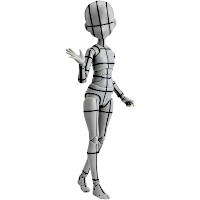 S.H.Figuarts ボディちゃん 杉森建 Edition ワイヤーフレーム Gray Color Ver.