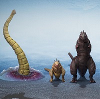 S.H.MonsterArts ゴジラ 2016 第2形態＆第3形態＆巨大不明生物セット