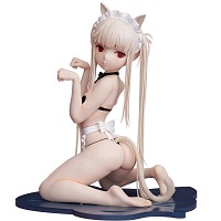 メイド水着猫耳少女 1/7