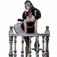 ホリデーメイド モニカ・テシア(台座 大理石) 1/4