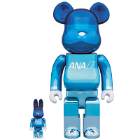 ANA クロムグラデーション R@BBRICK 100％ & BE@RBRICK 400％