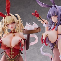 チャイナドレスバニー ゆり＆ステラ